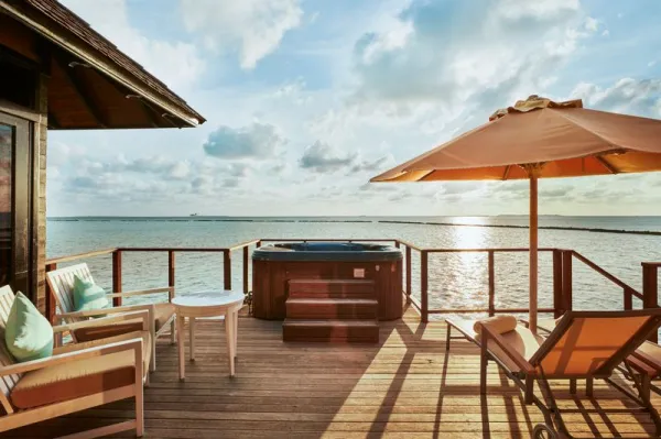 Sunset Horizon Water Villa with Pool