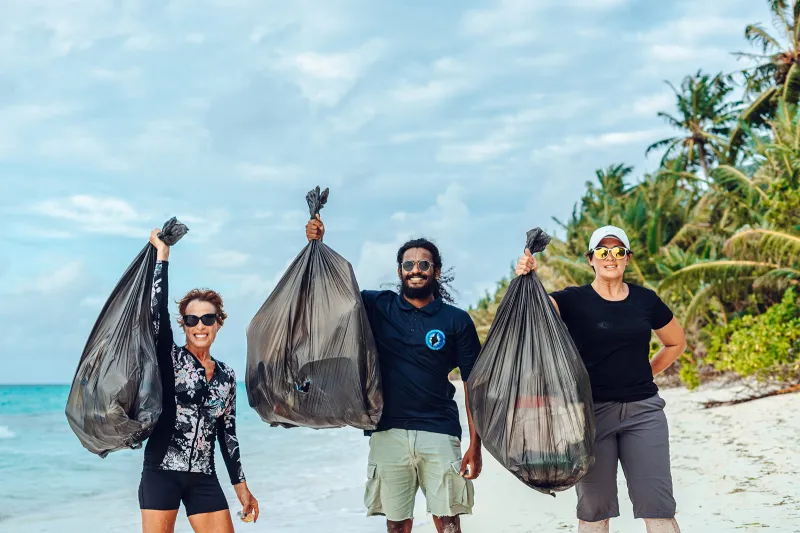 Beach Clean Up with Local Perspective on Sustainability