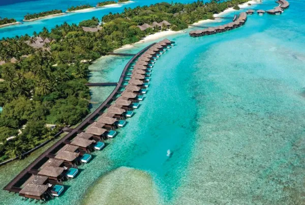 Sheraton Maldives Full Moon Resort & Spa Aerial View