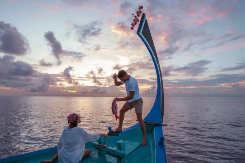 Traditional Sunset Fishing
