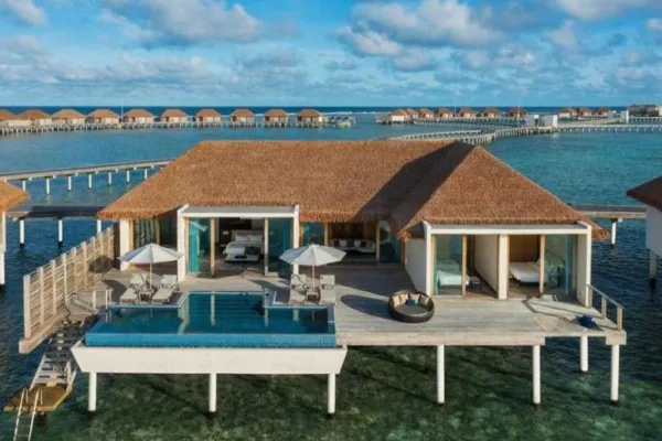 Overwater 2 Bedroom Villa - Pool & Lagoon view