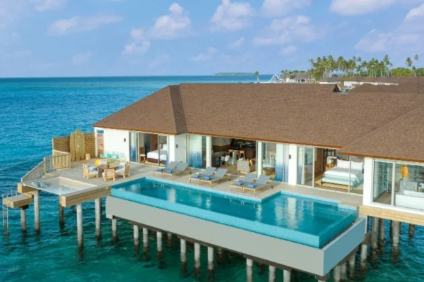 Three Bedroom Sunset Overwater Pool Residence
