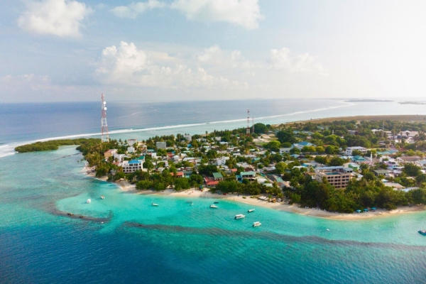 Thulusdhoo Island Aerial