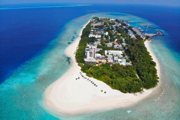 Ukulhas Island Aerial - Ranthari Hotel & Spa