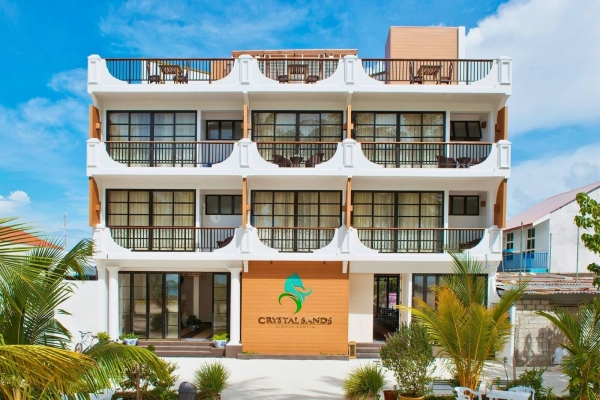 Guesthouse Building Front View - Crystal Sands Maafushi