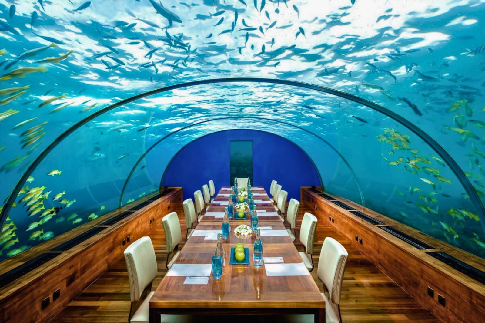 Ithaa Underwater Restaurant at Conrad Maldives